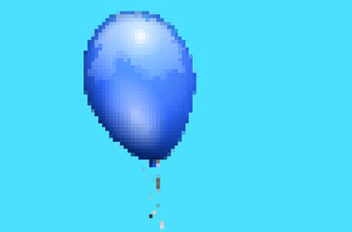balloon pixelated