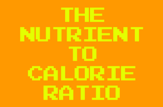 nutrient to calorie ratio