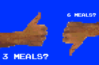 thumbs up to 3 meals